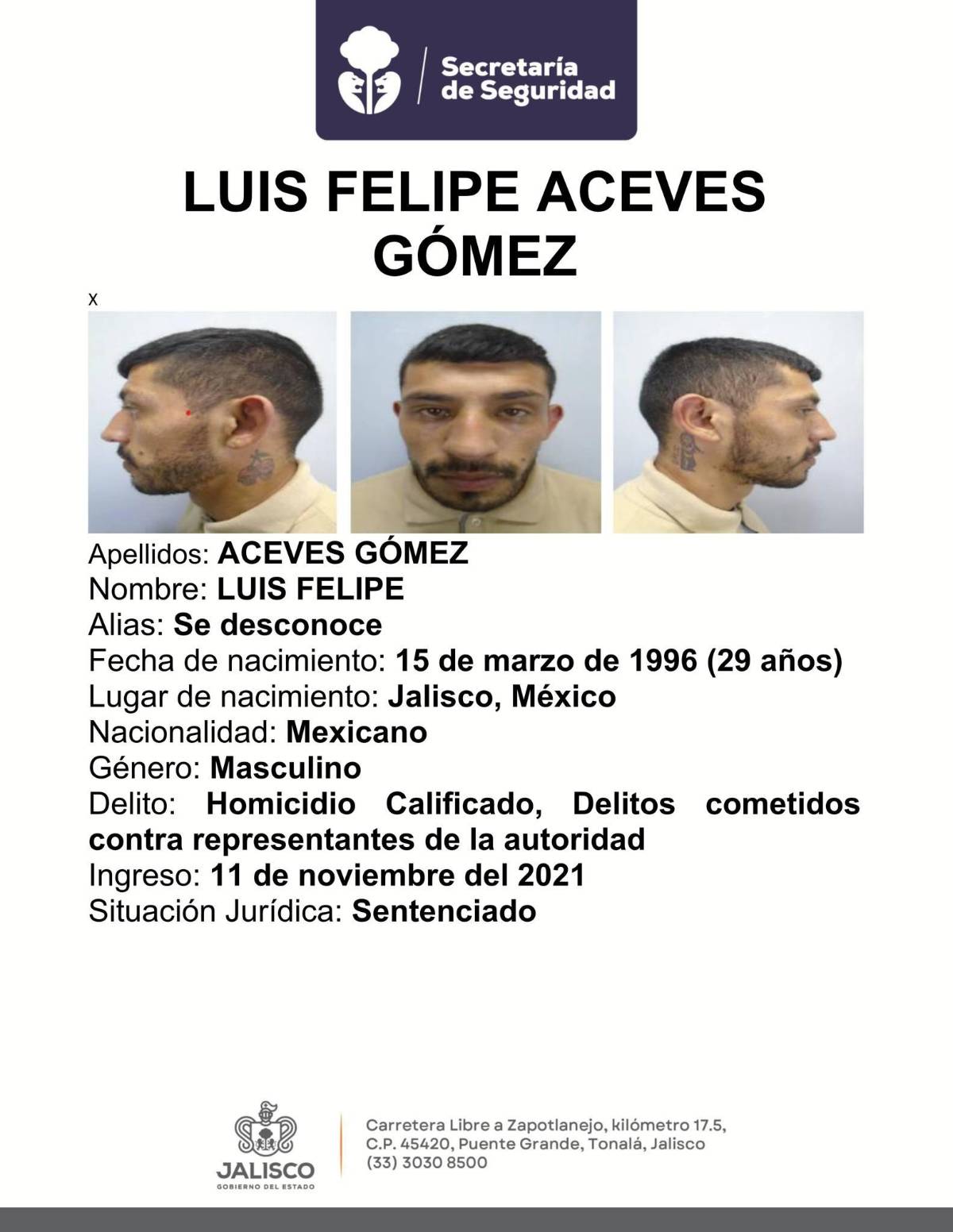 $!Ellos son los 23 reos que se fugaron del penal de Puerto Vallarta; cuatro han sido capturados