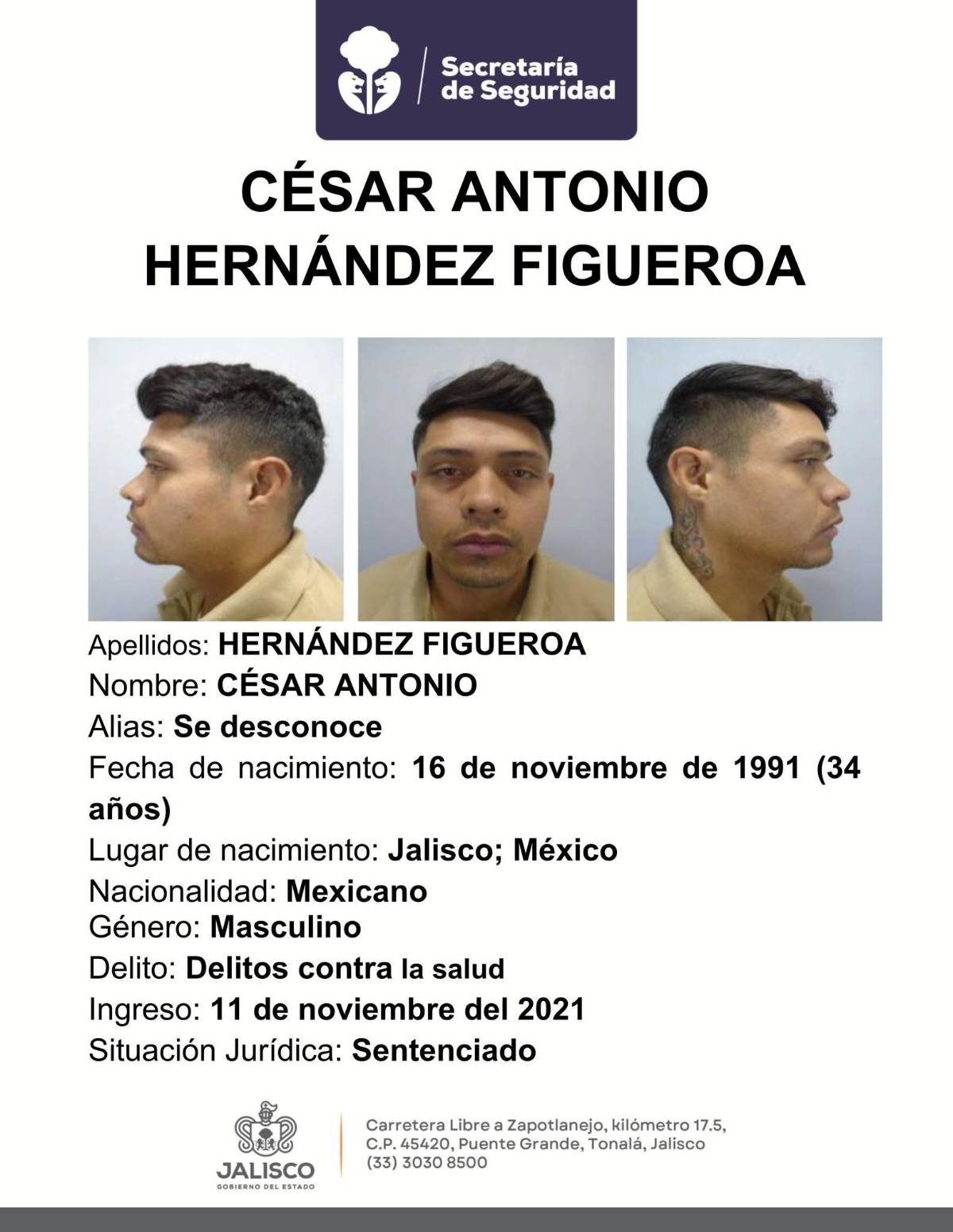 $!Ellos son los 23 reos que se fugaron del penal de Puerto Vallarta; cuatro han sido capturados