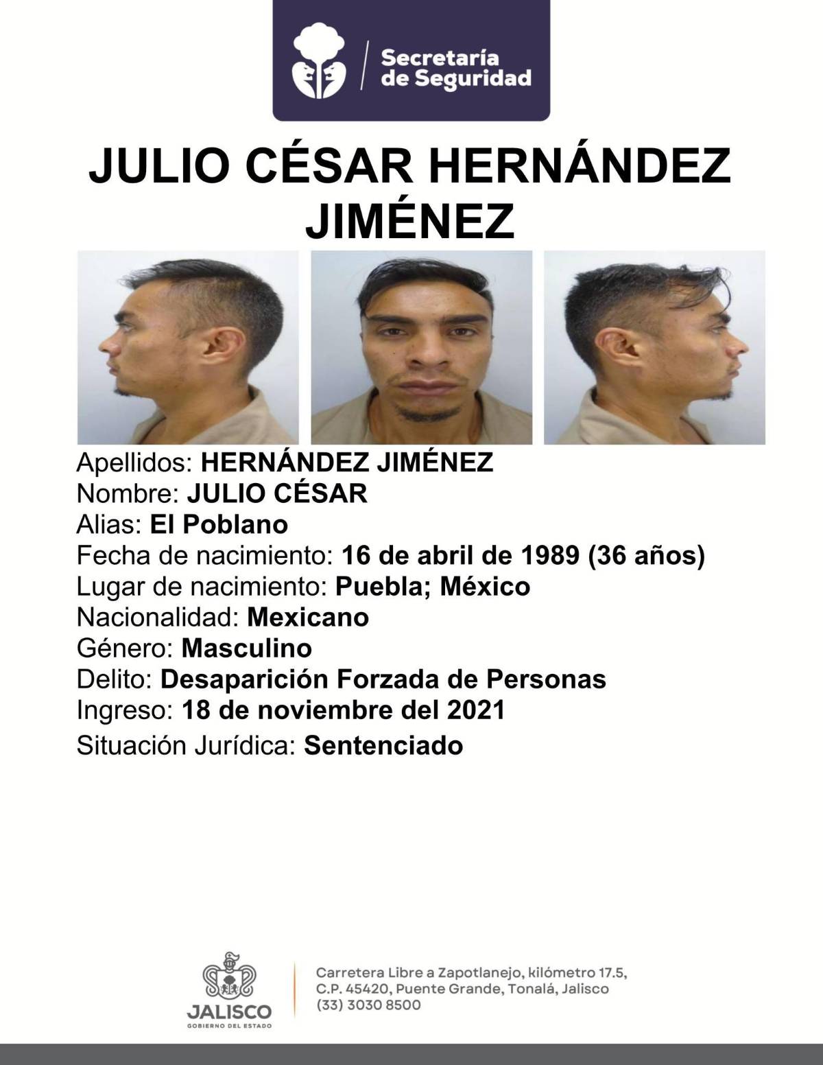 $!Ellos son los 23 reos que se fugaron del penal de Puerto Vallarta; cuatro han sido capturados