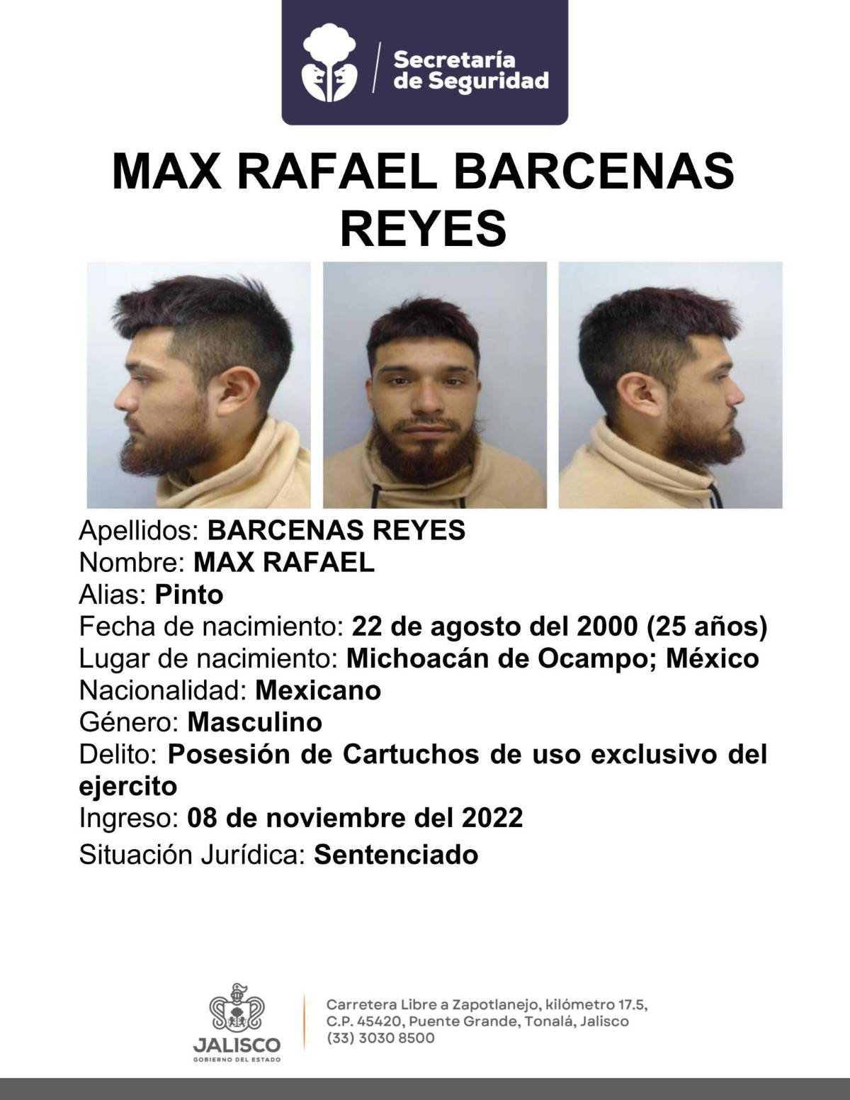 $!Ellos son los 23 reos que se fugaron del penal de Puerto Vallarta; cuatro han sido capturados