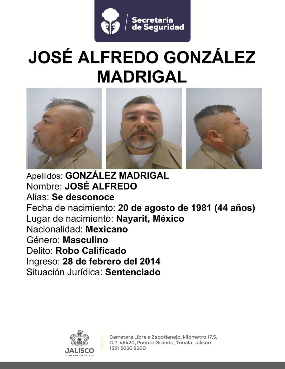 $!Ellos son los 23 reos que se fugaron del penal de Puerto Vallarta; cuatro han sido capturados