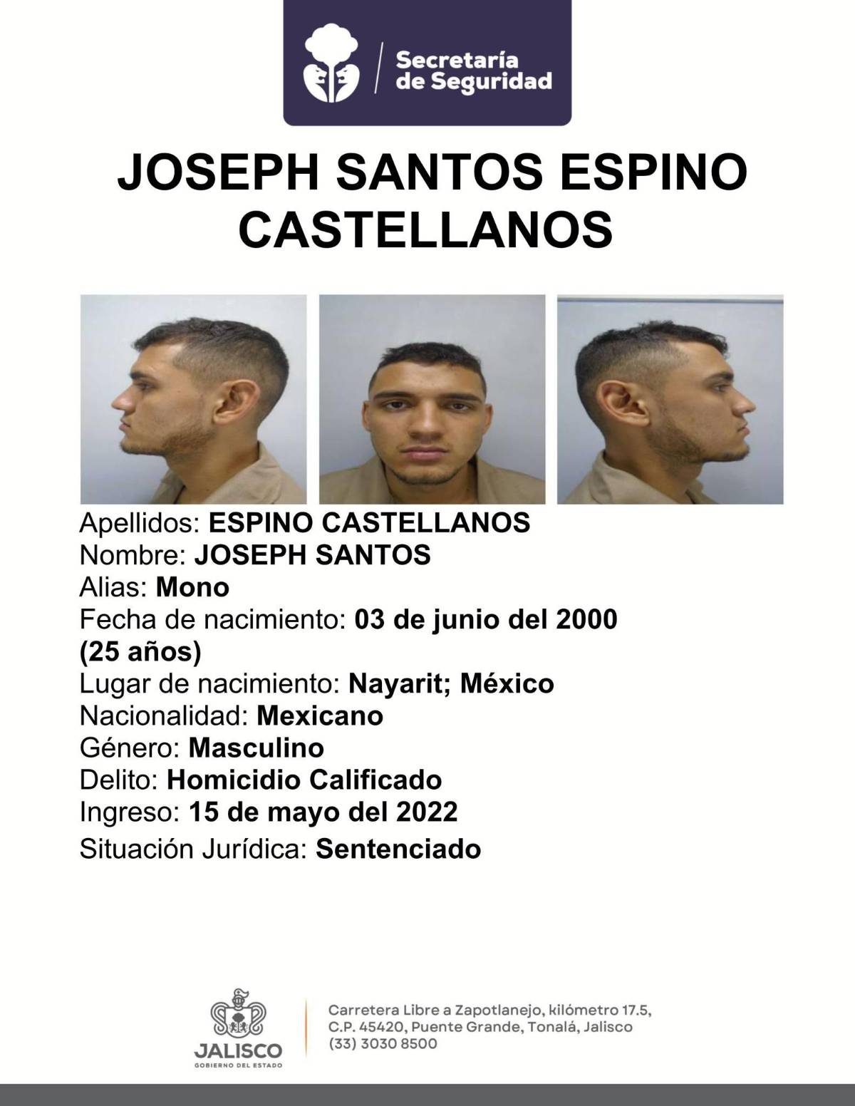 $!Ellos son los 23 reos que se fugaron del penal de Puerto Vallarta; cuatro han sido capturados