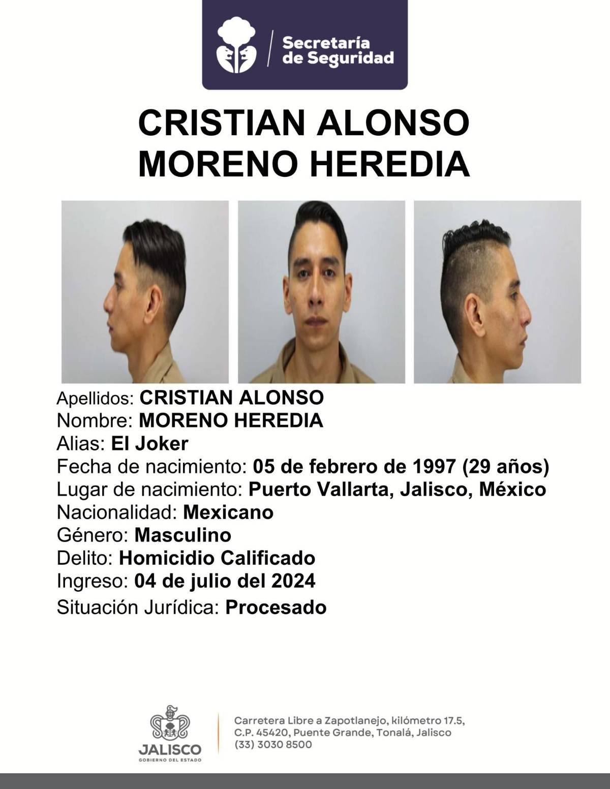 $!Ellos son los 23 reos que se fugaron del penal de Puerto Vallarta; cuatro han sido capturados