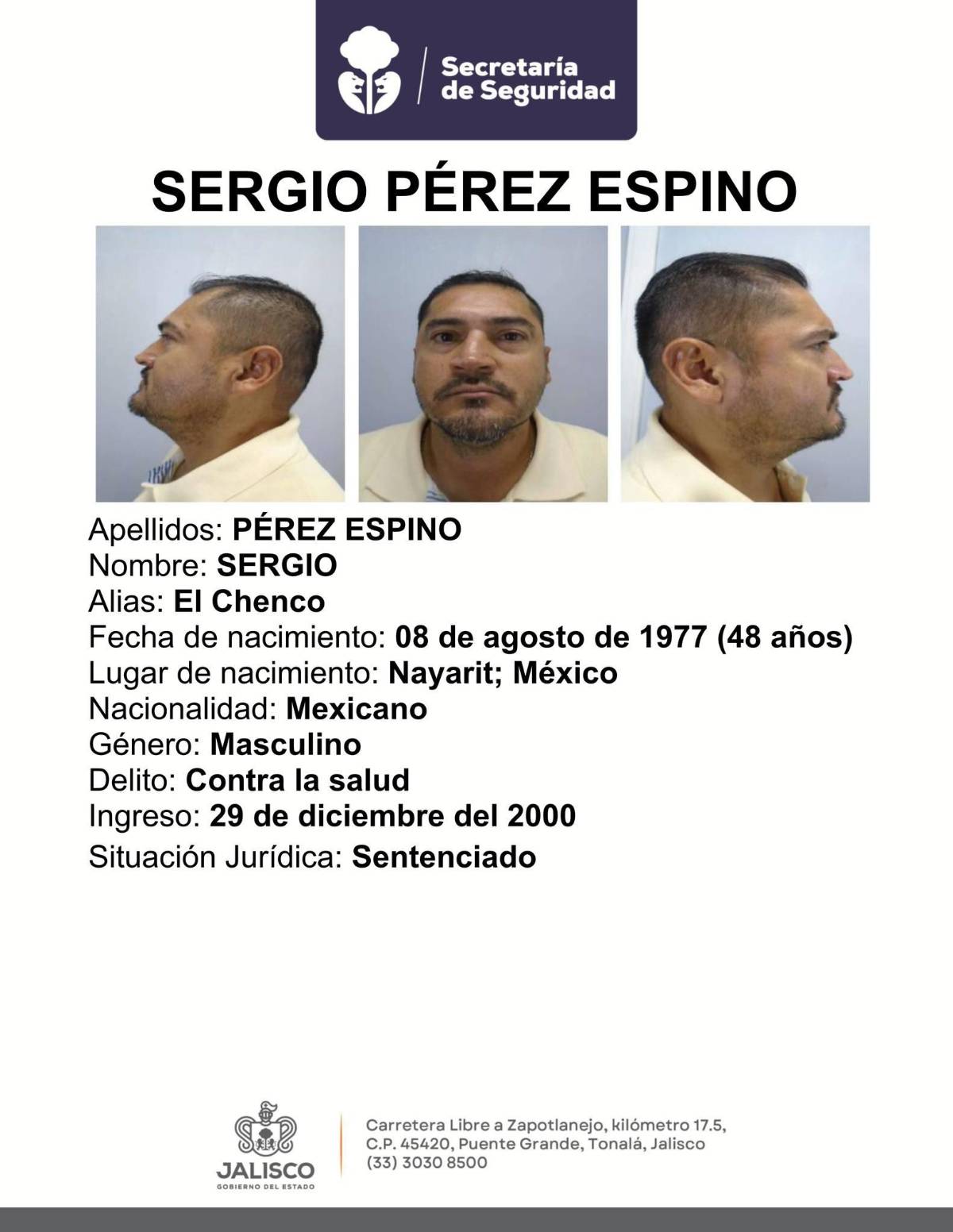 $!Ellos son los 23 reos que se fugaron del penal de Puerto Vallarta; cuatro han sido capturados