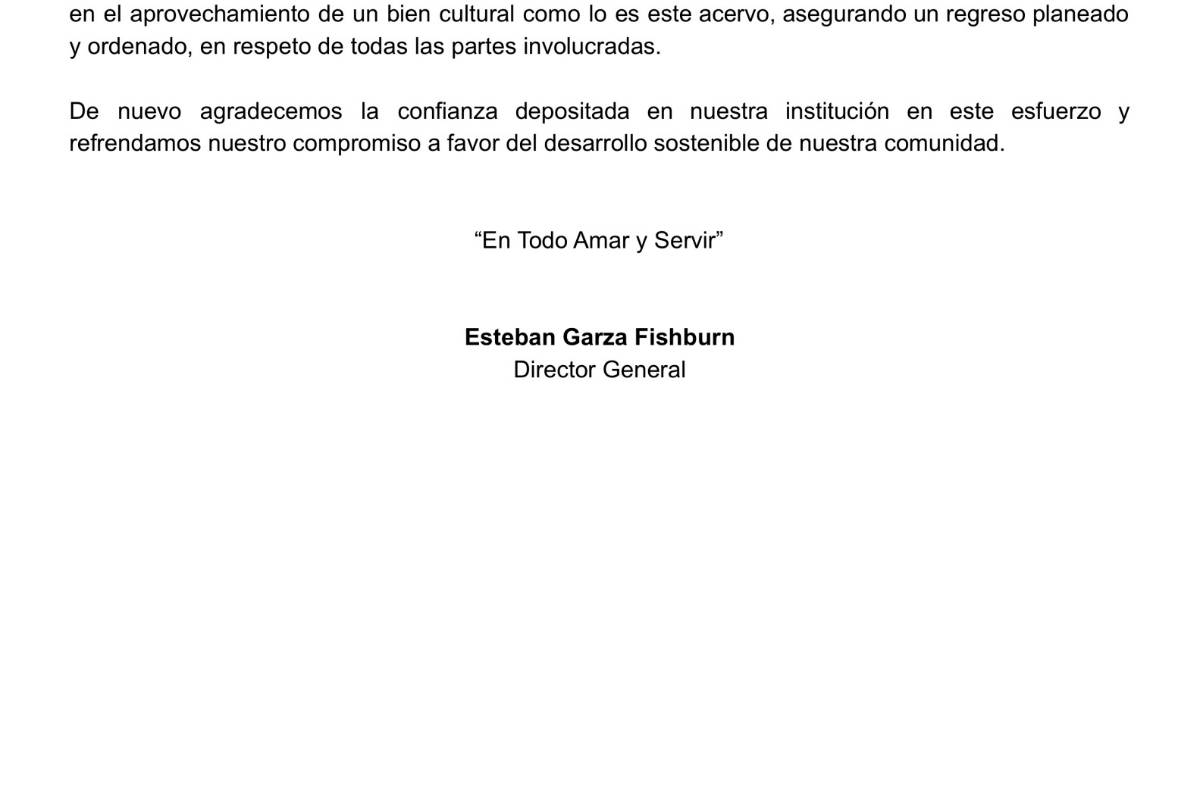 $!Universidad Carolina devolverá el acervo bibliográfico al IMCS