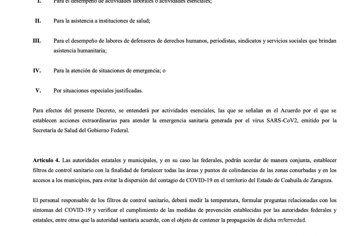 $!Proteger la salud o las libertades, el falso dilema planteado por el Gobierno de Coahuila