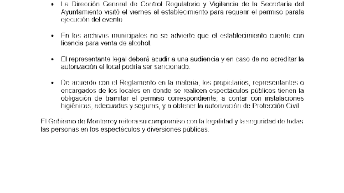 Inspección al Parque Aventuras de Nuevo León arrojó que no tiene permiso para venta de alcohol