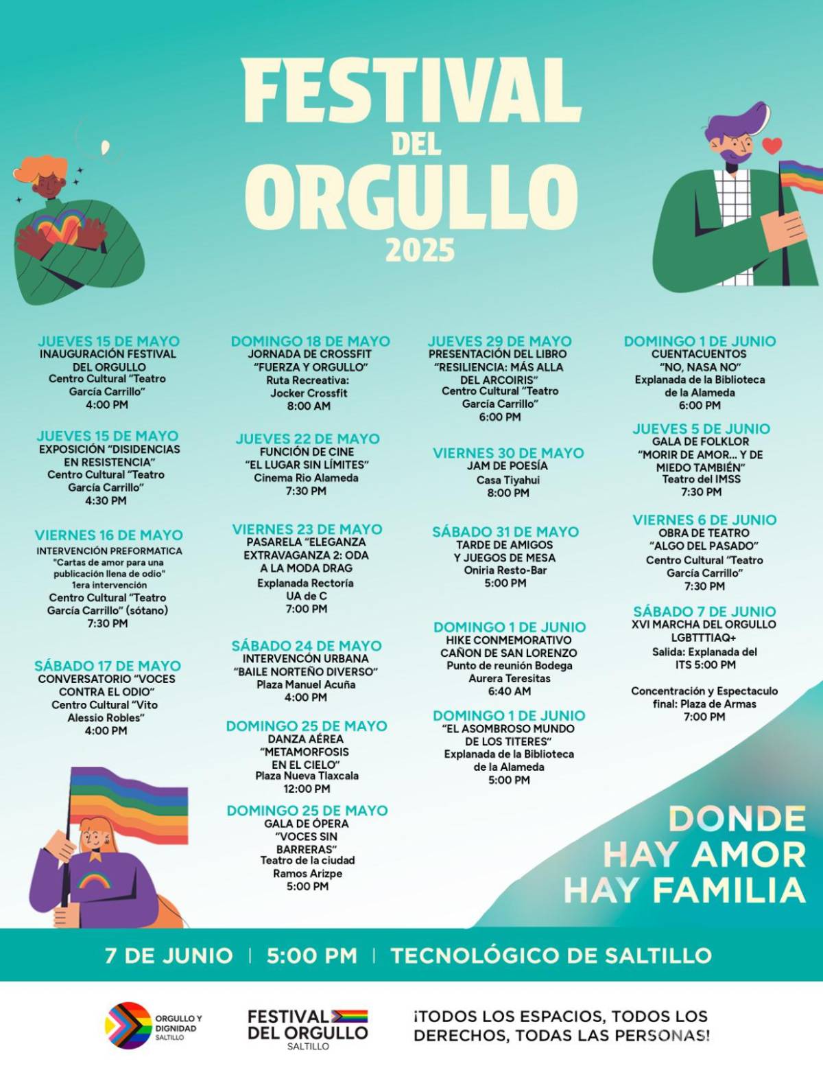$!Organizadores presentan la marcha LGBT+ y la programación del Festival del Orgullo 2025.