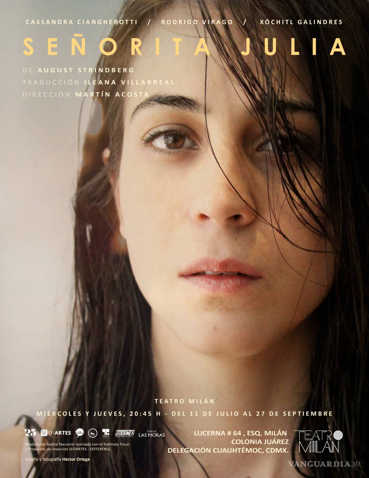 $!Ella es la tres veces nominada al Ariel: Cassandra Ciangherotti y habla en exclusiva con VANGUARDIA