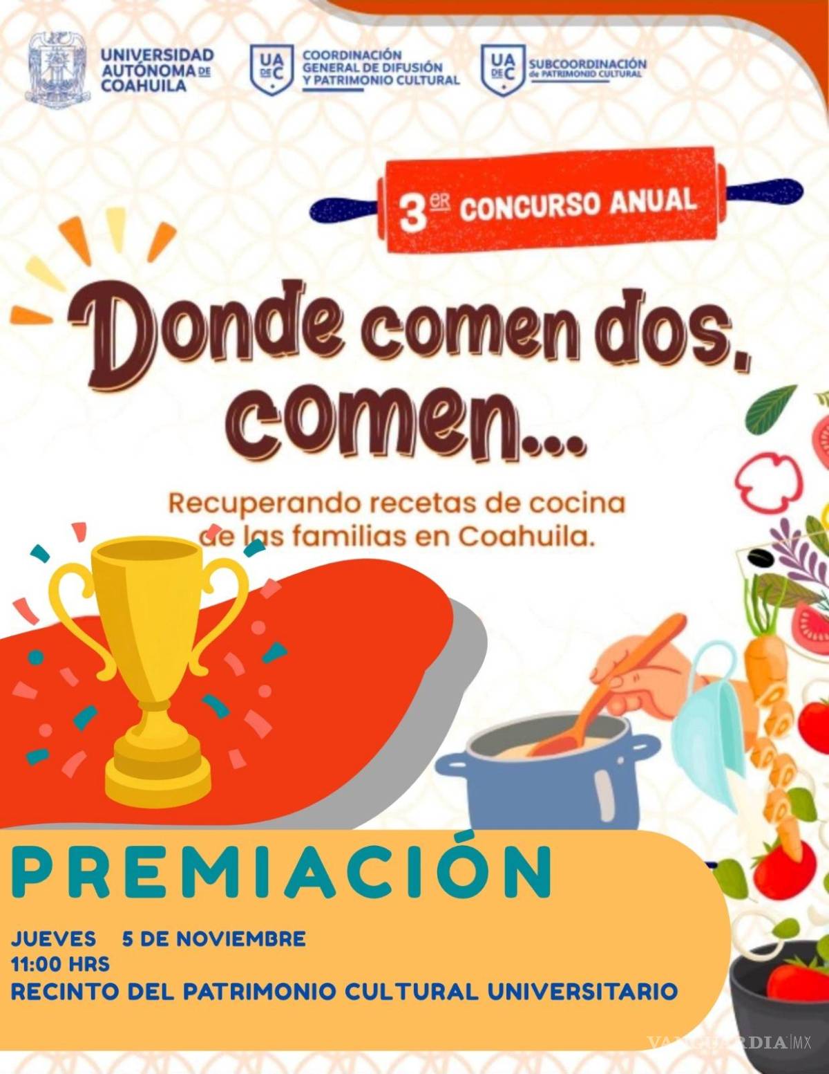 $!Estudiantes de la Unidad Sureste participaron con 202 propuestas en el certamen de rescate del patrimonio culinario.