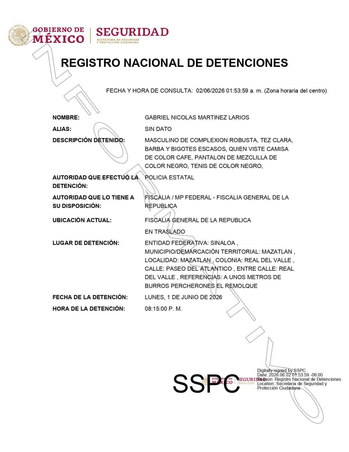 $!Detienen en Mazatlán a Gabriel Nicolás Martínez, presunto operador de Los Chapitos conocido como ‘El Gabito’