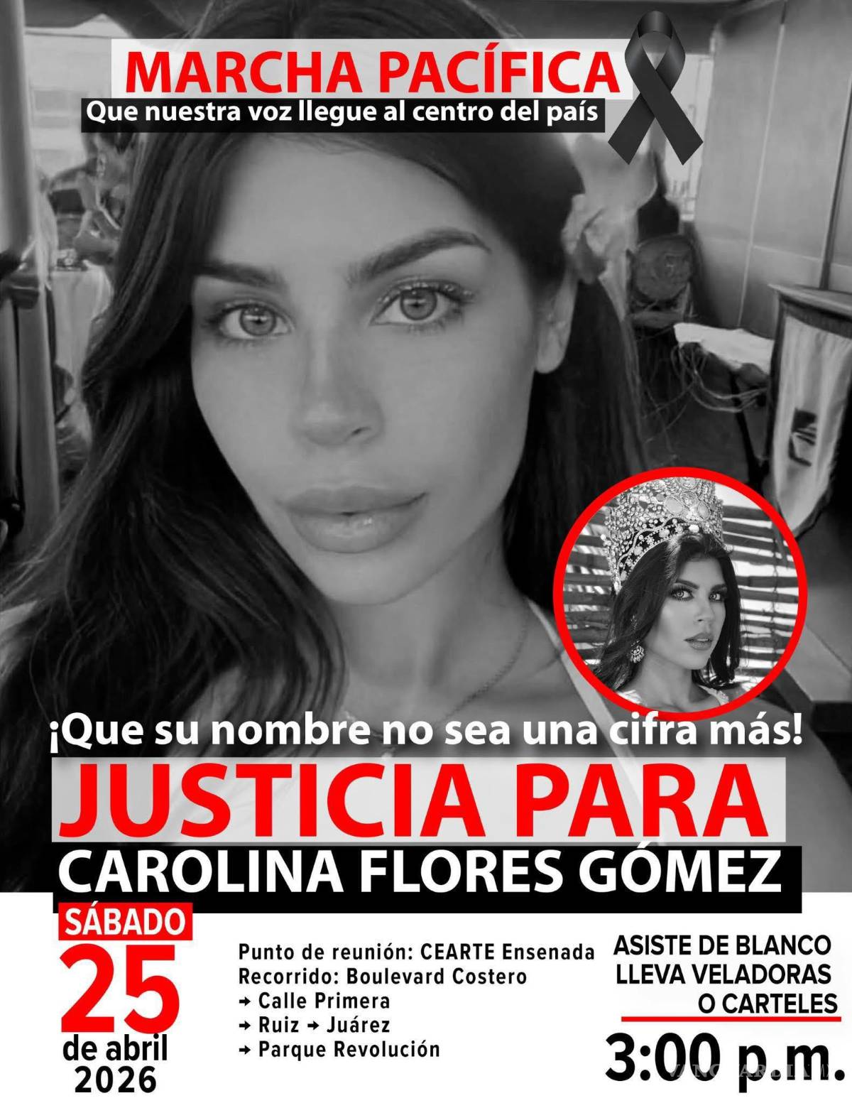 $!FGJ-CDMX investiga como feminicidio el asesinato de Carolina Flores en Polanco