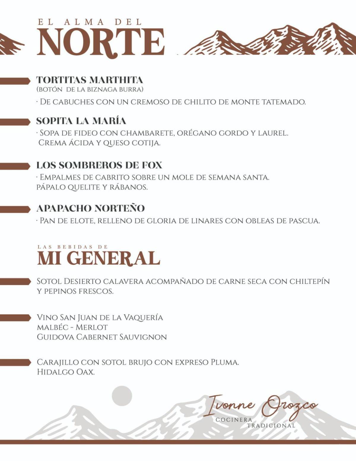 $!De Coahuila: Cocina Ivonne Orozco para el expresidente Vicente Fox con degustación de vinos y sotol