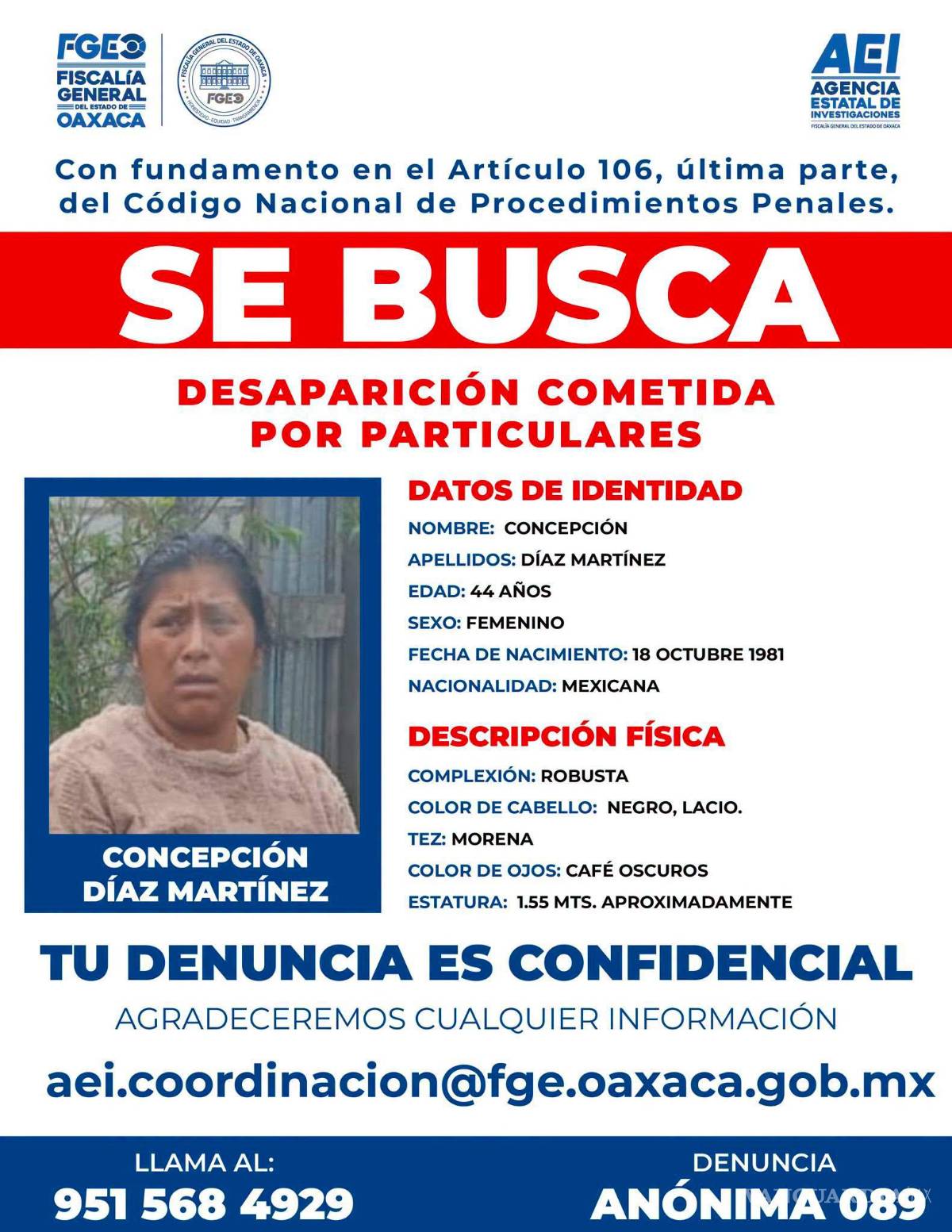 $!FGEO busca a expresidente de San Martín Itunyoso y dos familiares por desaparición de Roxana López