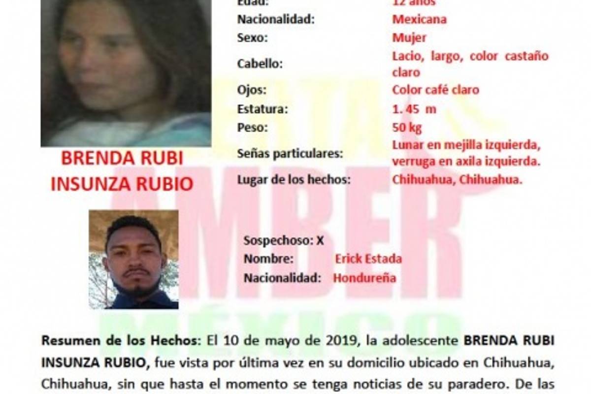 Desaparece niña de 12 años en Chihuahua; investigan a hondureño
