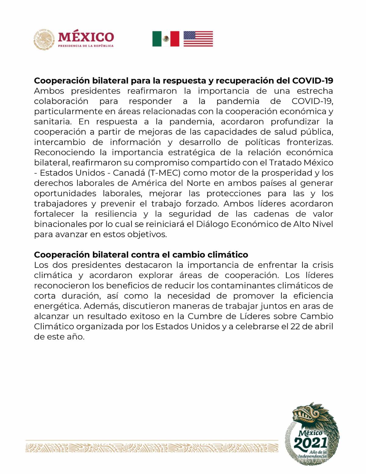 $!Estados Unidos tratará a México 'como un igual', dice Biden a AMLO en reunión virtual