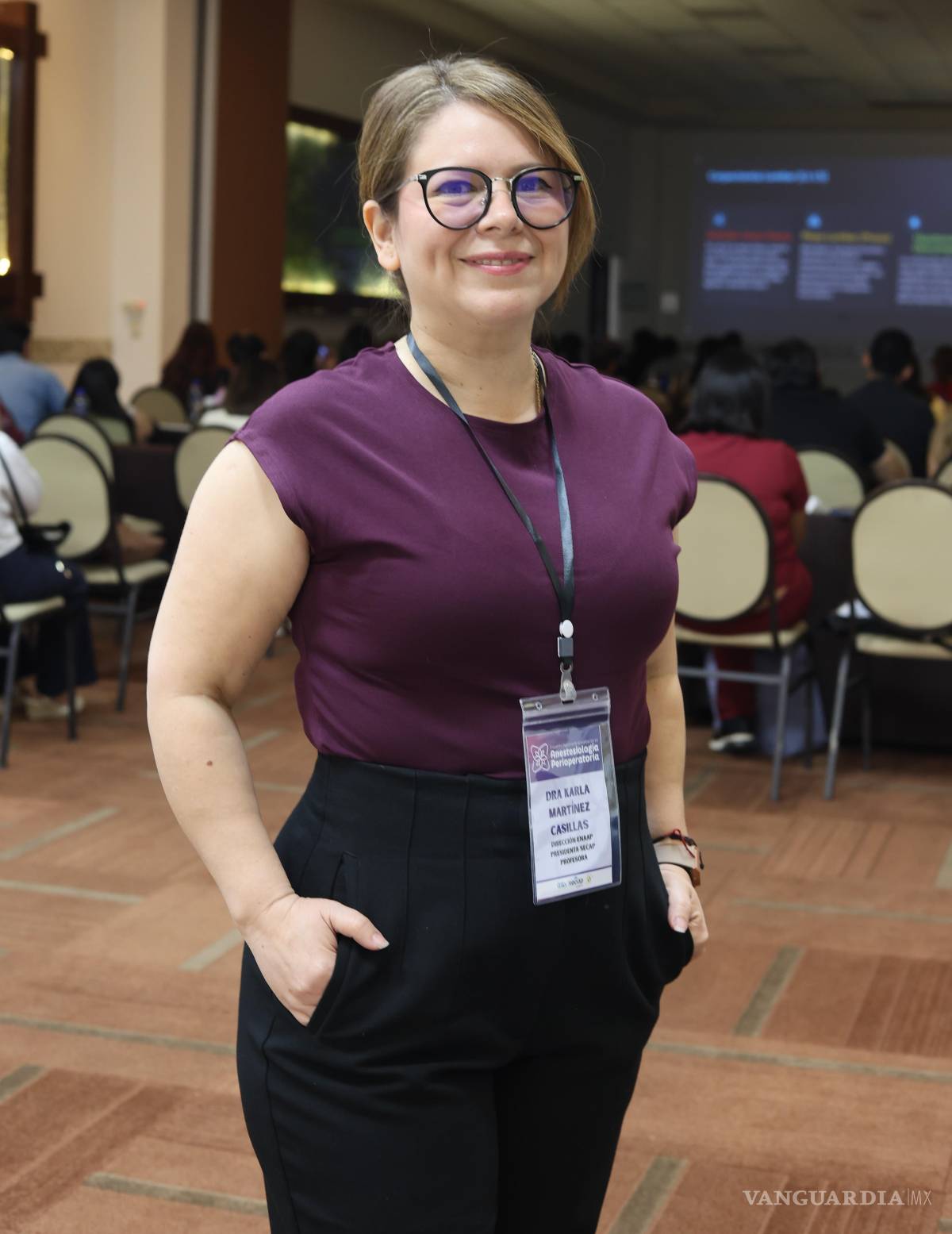 $!La doctora Karla Cristina Martínez Casillas, organizadora del encuentro, destacó la importancia de la educación médica continua para fortalecer la seguridad del paciente.
