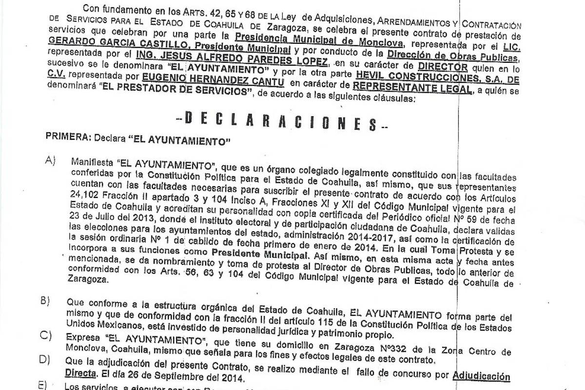 $!Monclova y Ramos Arizpe, en la mira por corrupción; alcaldías destinaron millones a empresas 'favoritas'