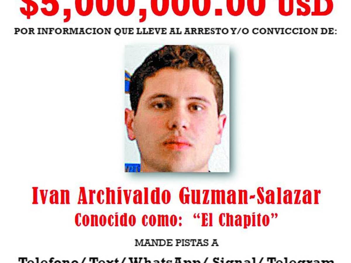 $!Autoridades de Estados Unidos dieron a conocer los carteles de búsqueda contra los hijos del Chapo Guzmán