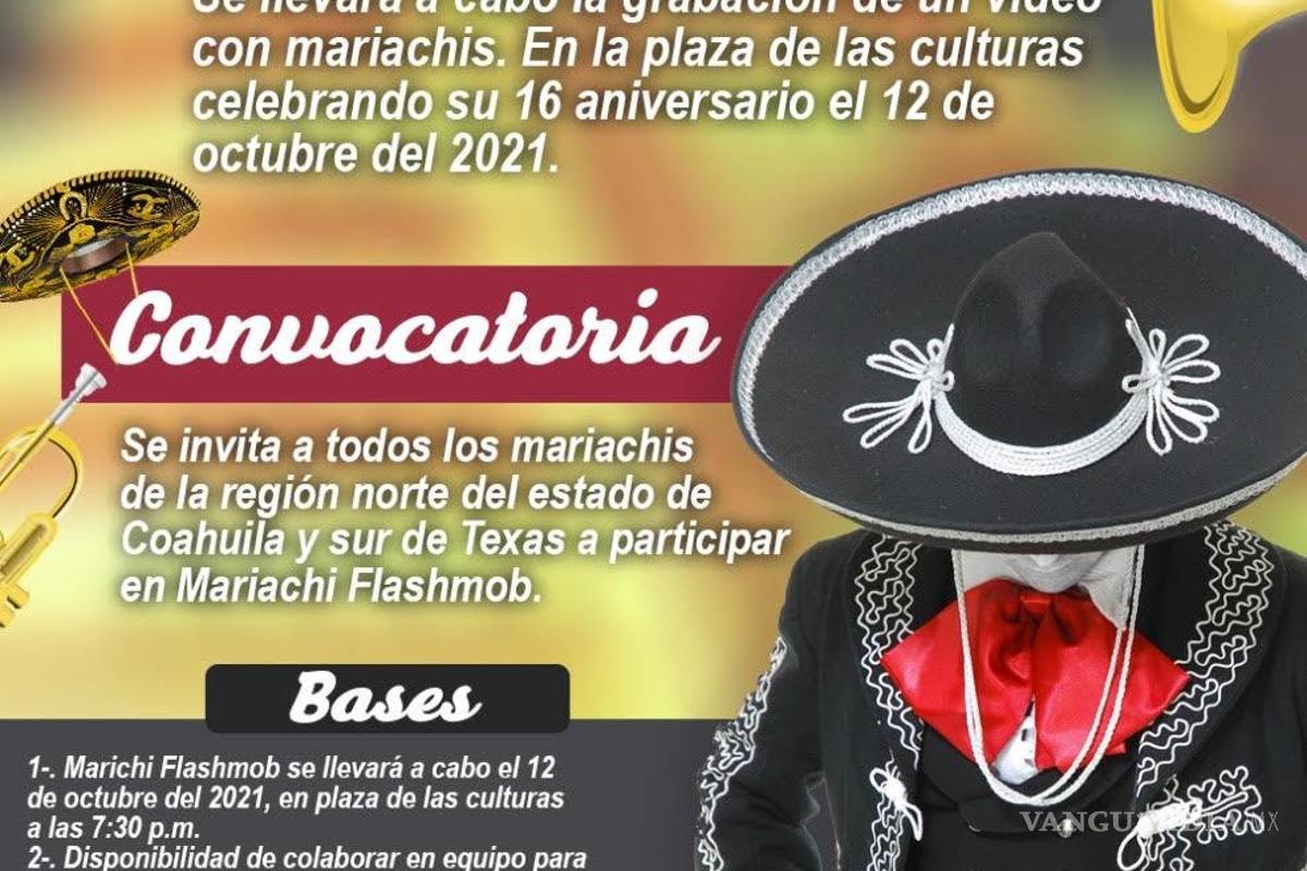 Busca Piedras Negras mariachis para video monumental por aniversario