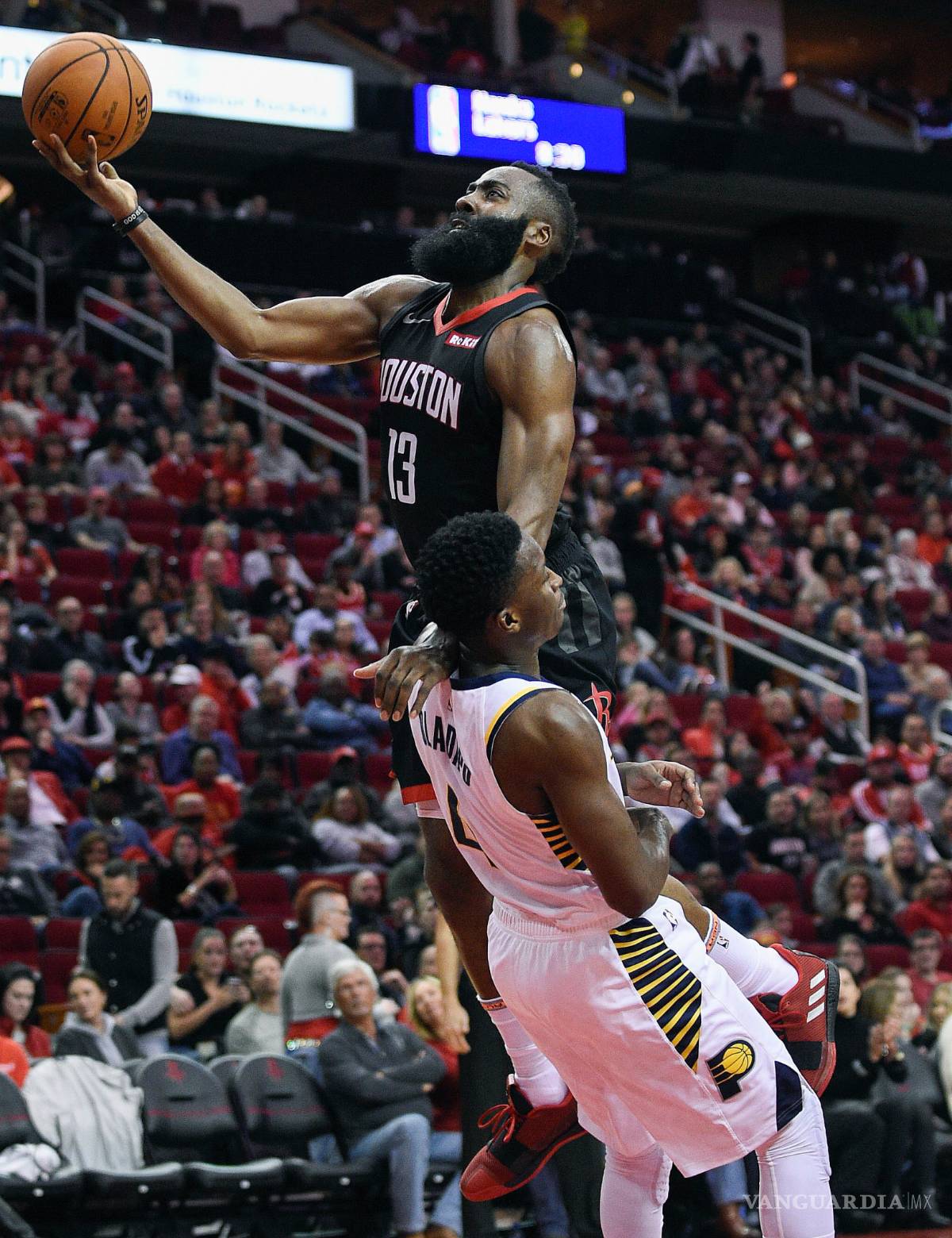 $!Harden anota 40 de los 115 puntos en la victoria de Rockets ante Pacers