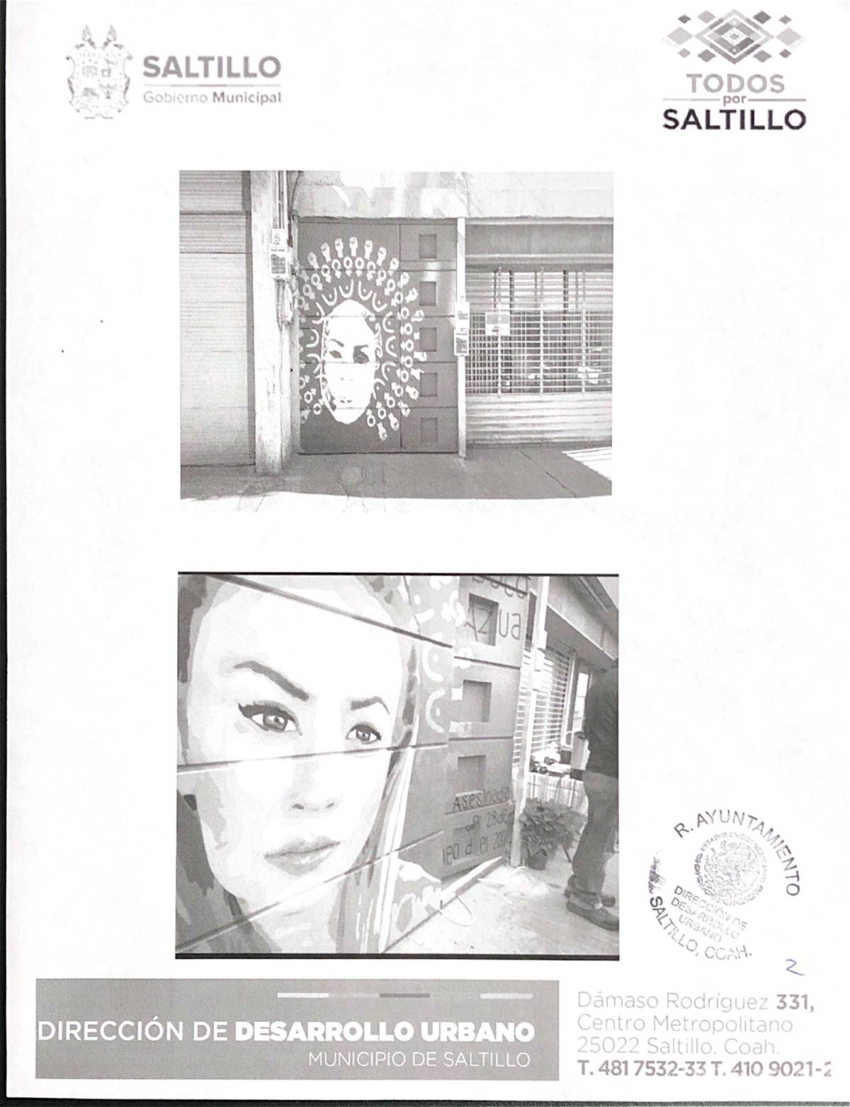 $!Inician procedimiento sancionador por mural que exige justicia por feminicidios