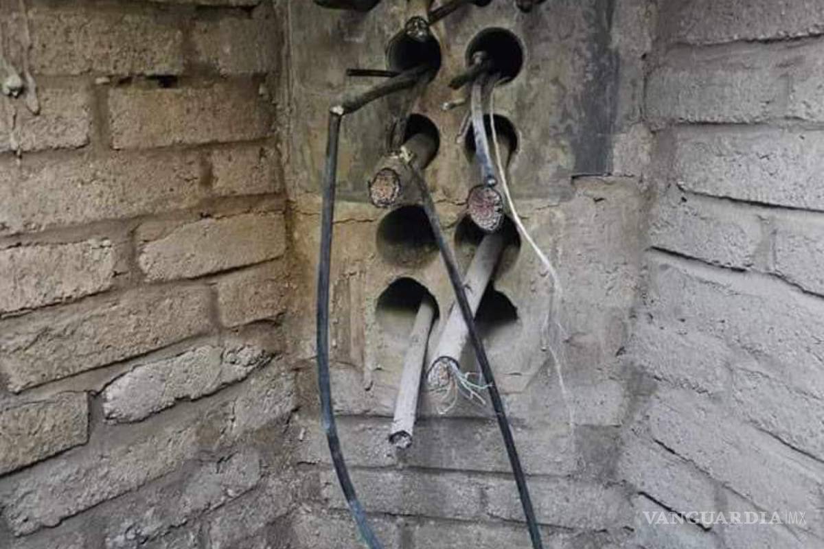 Ladrones dejan incomunicados a miles de usuarios de telefonía móvil y fija en Ciudad Acuña