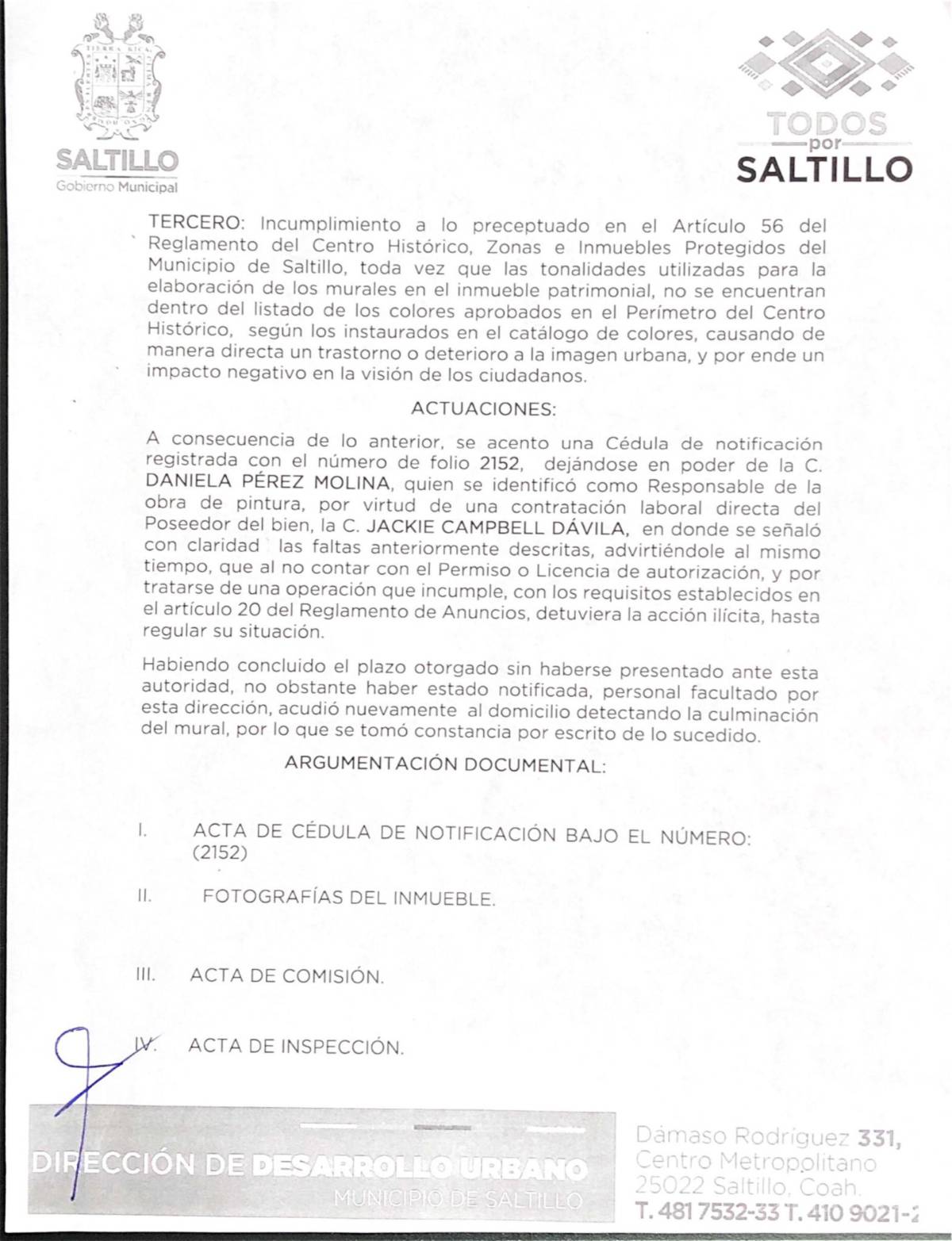 $!Inician procedimiento sancionador por mural que exige justicia por feminicidios