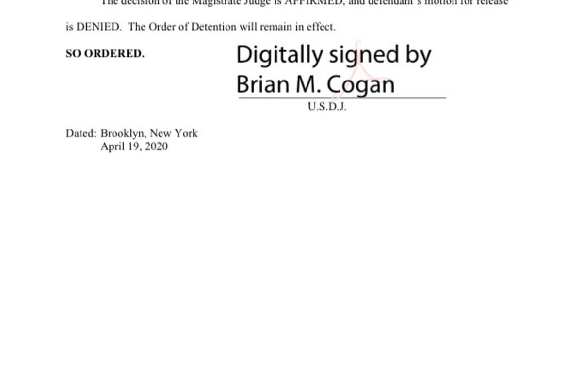 $!Genaro García Luna sufre nuevo revés en tribunal de Nueva York; le vuelven a negar libertad bajo fianza