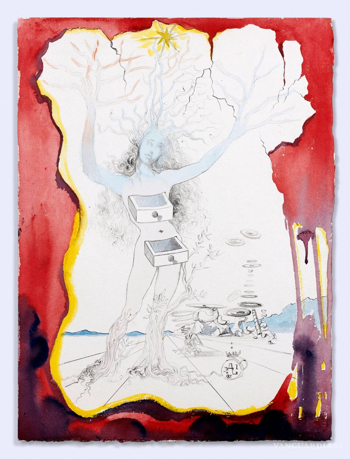 $!Surrealistas invitaciones navideñas de Salvador Dalí salen a subasta