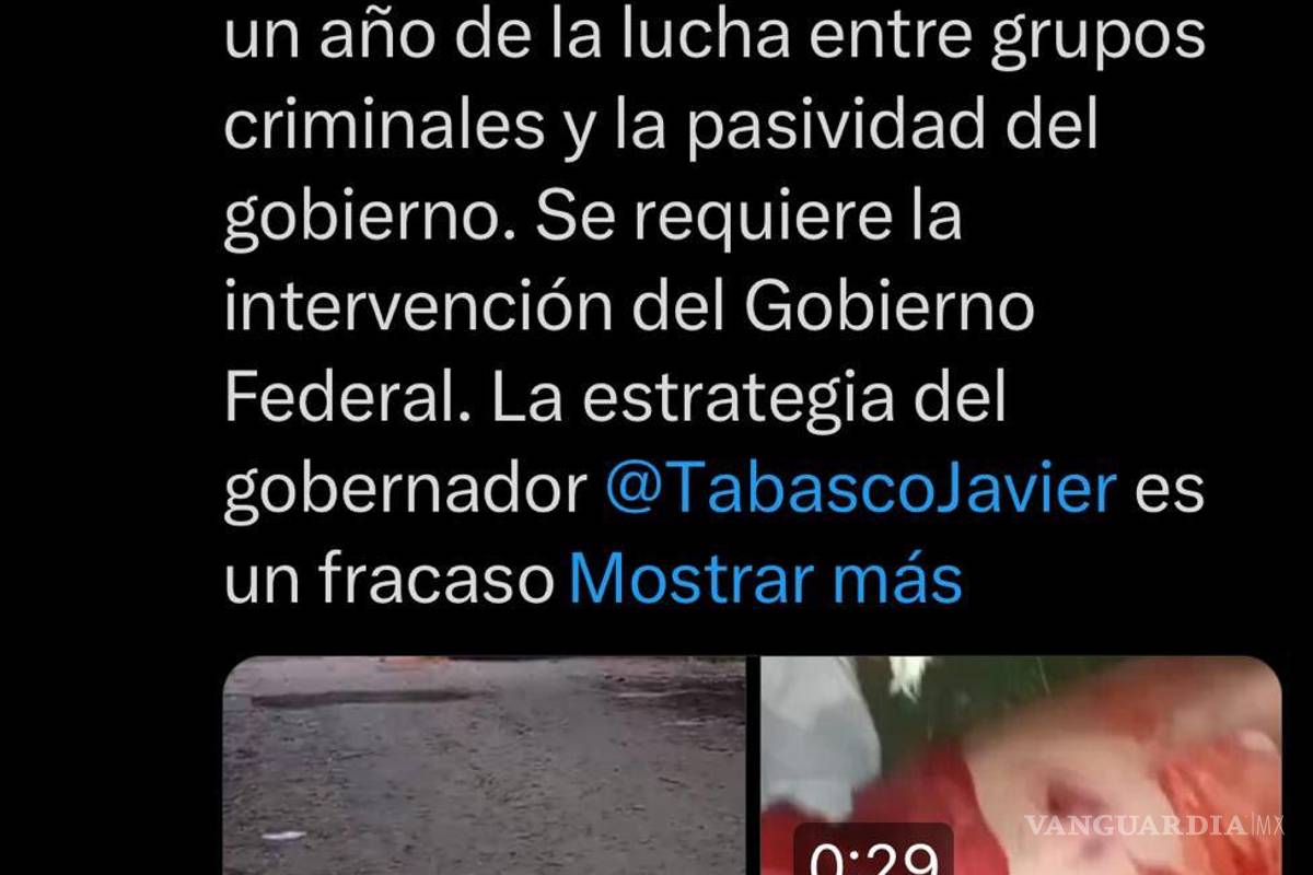 $!El diputado Rubén Moreira afirma que se ocultan hehos delictivos que ocurren en Tabasco.