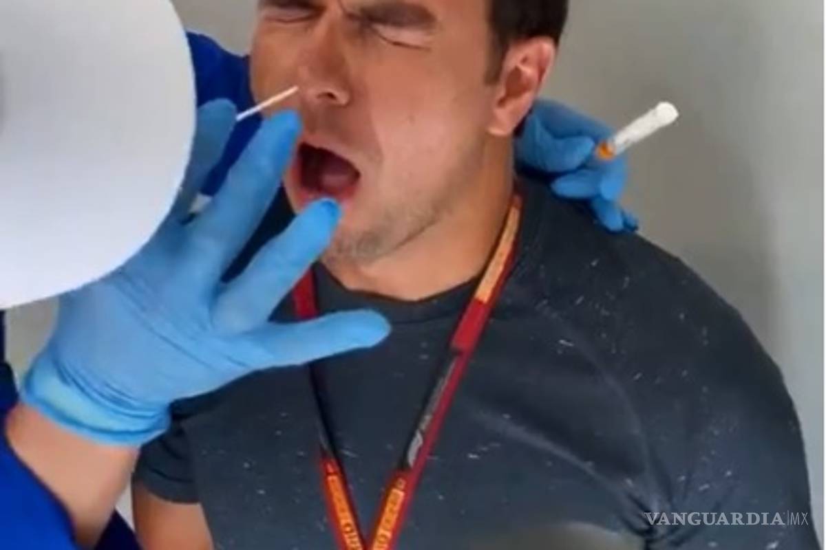 Checo la sufre en la prueba de COVID-19 previo al Gran Premio de Austria