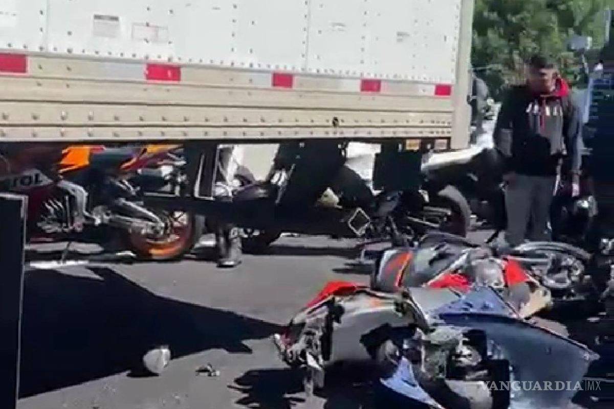 Mueren 6 motociclistas y 15 quedan heridos tras accidentes en la México-Cuernavaca