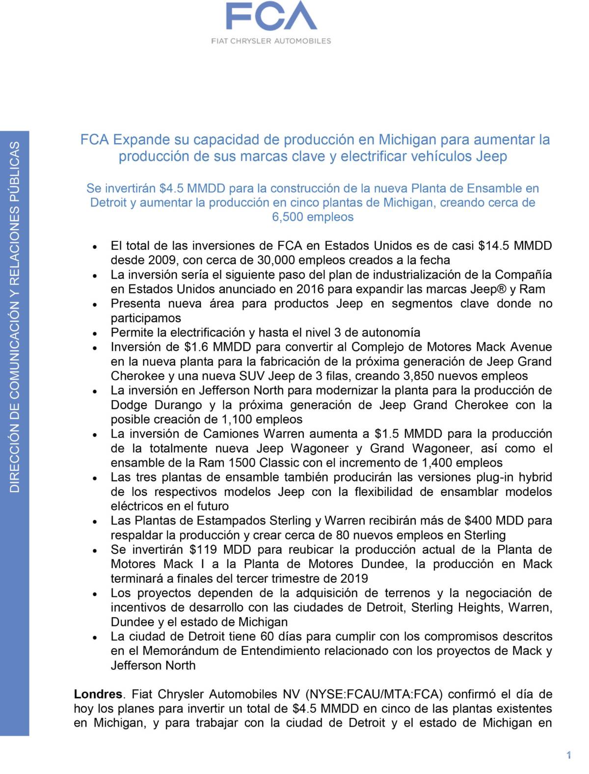 $!Fiat Chrysler confirma que producción de RAM Heavy Duty continuará en Saltillo, Coahuila