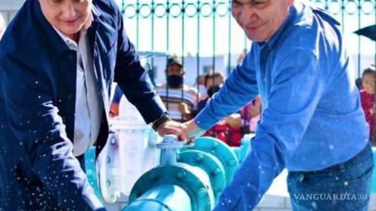 Inauguran en Torreón el quinto pozo de agua perforado durante esta administración