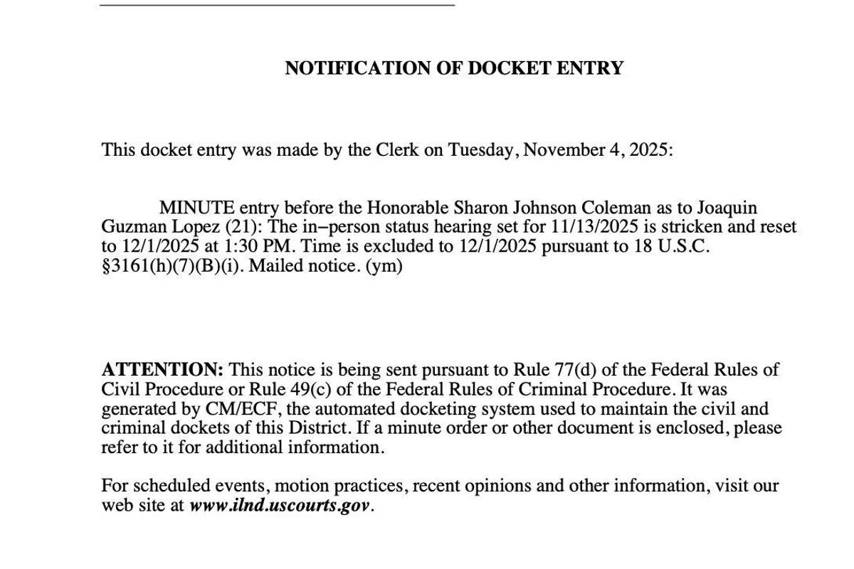 $!Audiencia de Joaquín Guzmán López, hijo de ‘El Chapo’, fue pospuesta por tercera vez