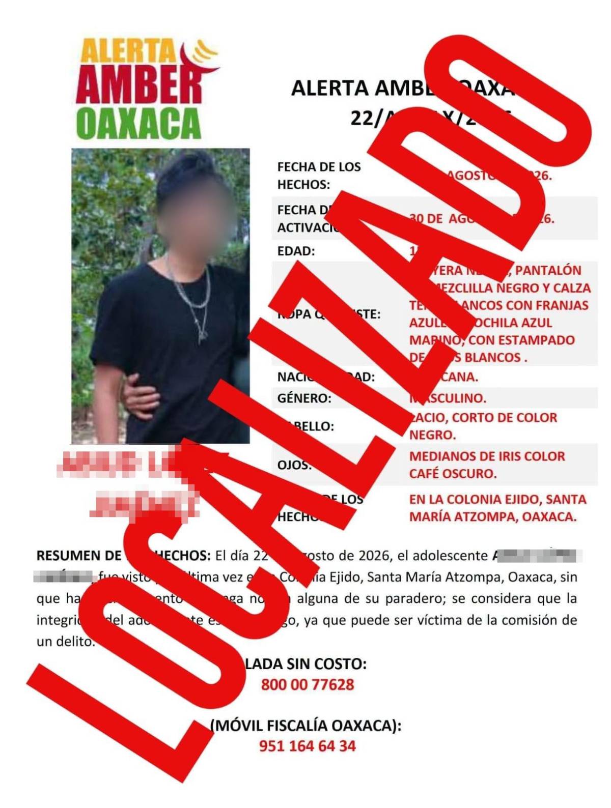 $!Rescatan en Jalisco a adolescente de Oaxaca reclutado por la delincuencia a través de TikTok