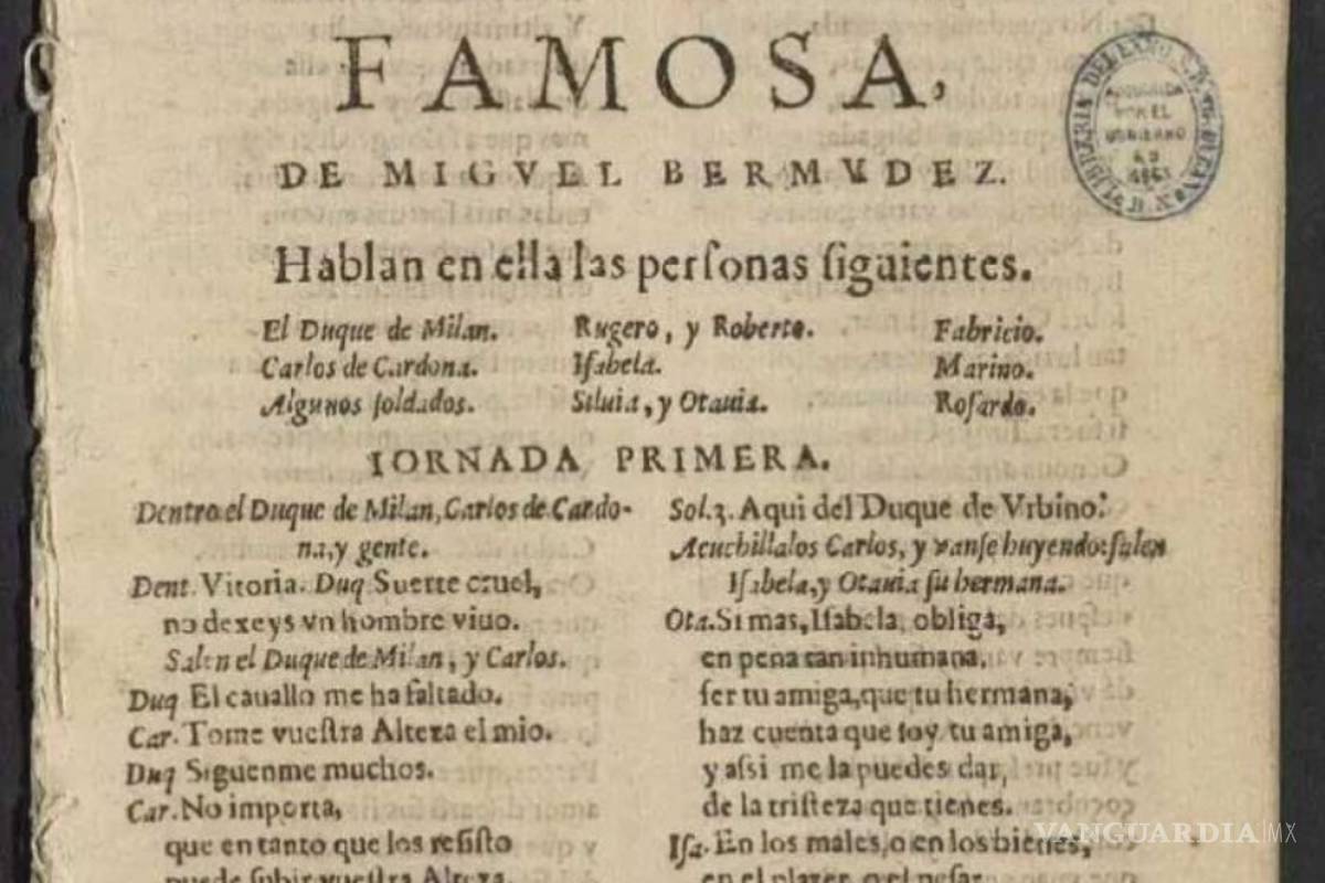 Encuentran en España una comedia desconocida de Lope de Vega