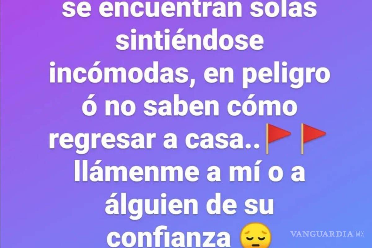 “Llámame a mí”, apoyan mujeres en caso de emergencia tras lo sucedido con Debanhi