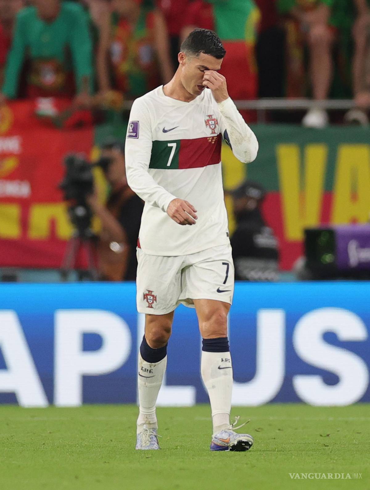 $!El delantero portugués alcanzó el récord del primer futbolista que anota en 5 Mundiales distintos.