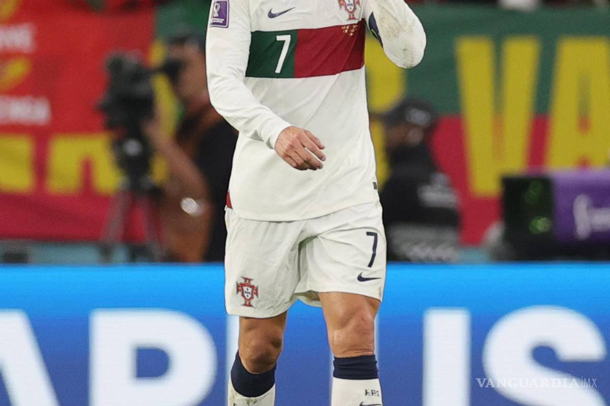 $!El delantero portugués alcanzó el récord del primer futbolista que anota en 5 Mundiales distintos.