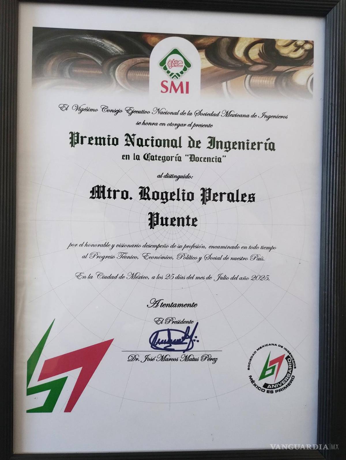 $!Perales Puente, con más de siete años de experiencia académica, ha impulsado iniciativas que fortalecen la calidad educativa en la Facultad de Ingeniería Civil Unidad Laguna.