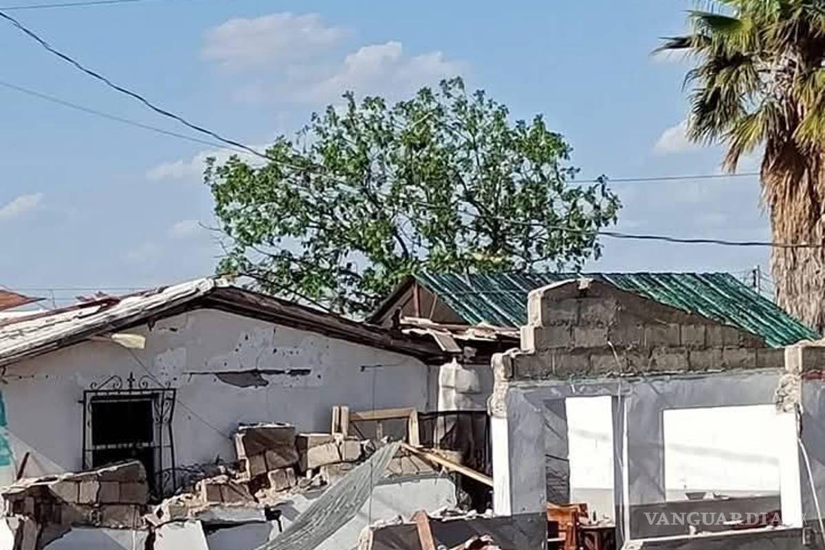 Acuña: explosión de gas en vivienda deja un lesionado y severos daños