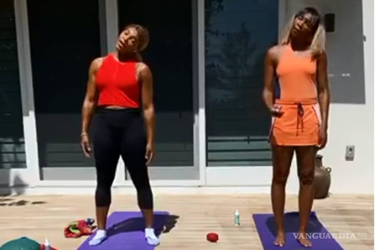 Hermanas Williams cambian el tenis por el yoga, durante la cuarentena