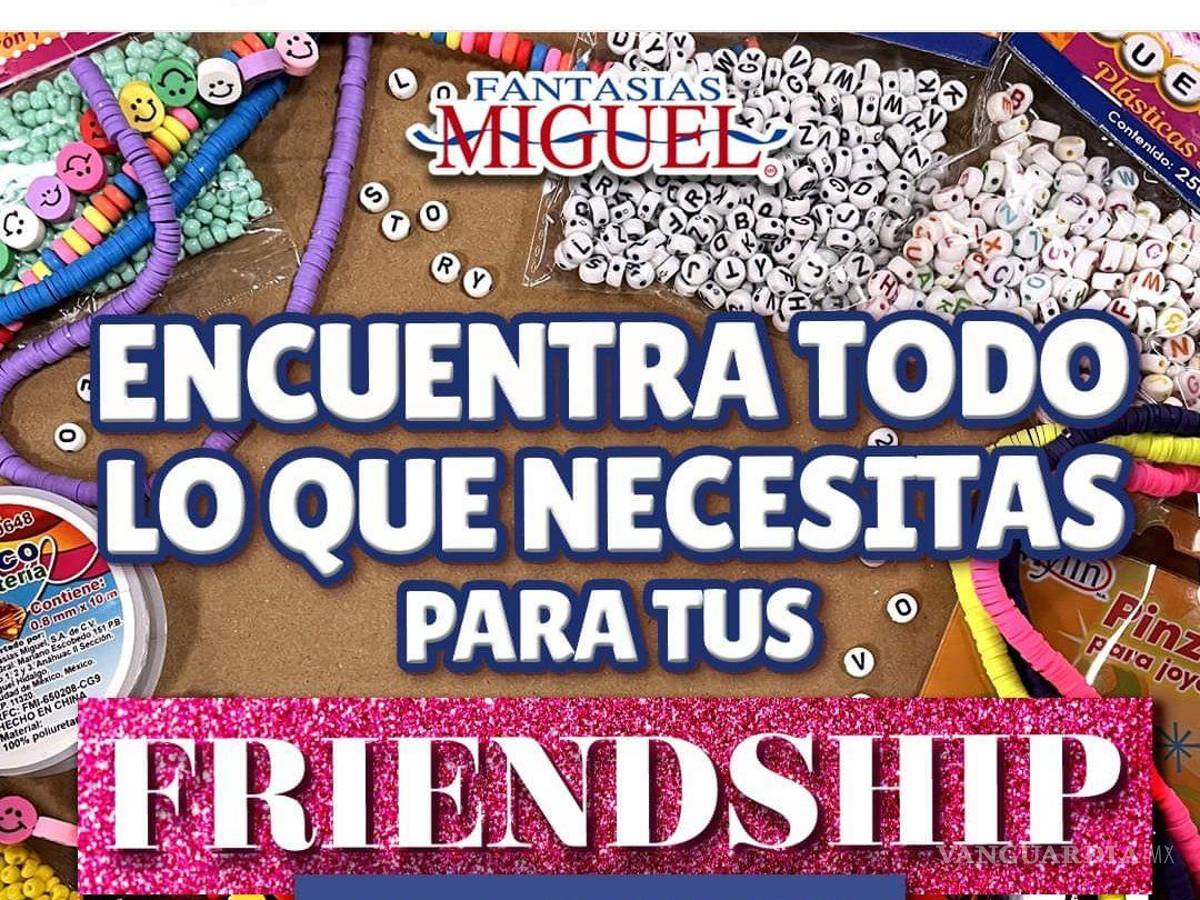 $!Fantasías Miguel publicita ‘kit’ para armar friendships bracalets.
