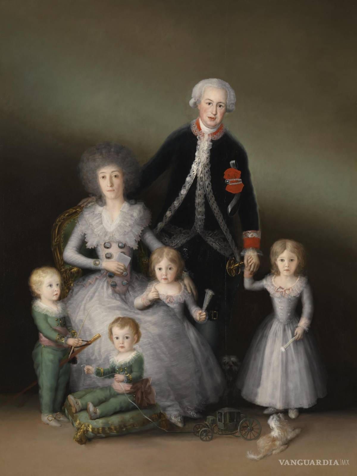 $!La familia de los Duques de Osuna, 1787-88. Goya. Museo Nacional del Prado.
