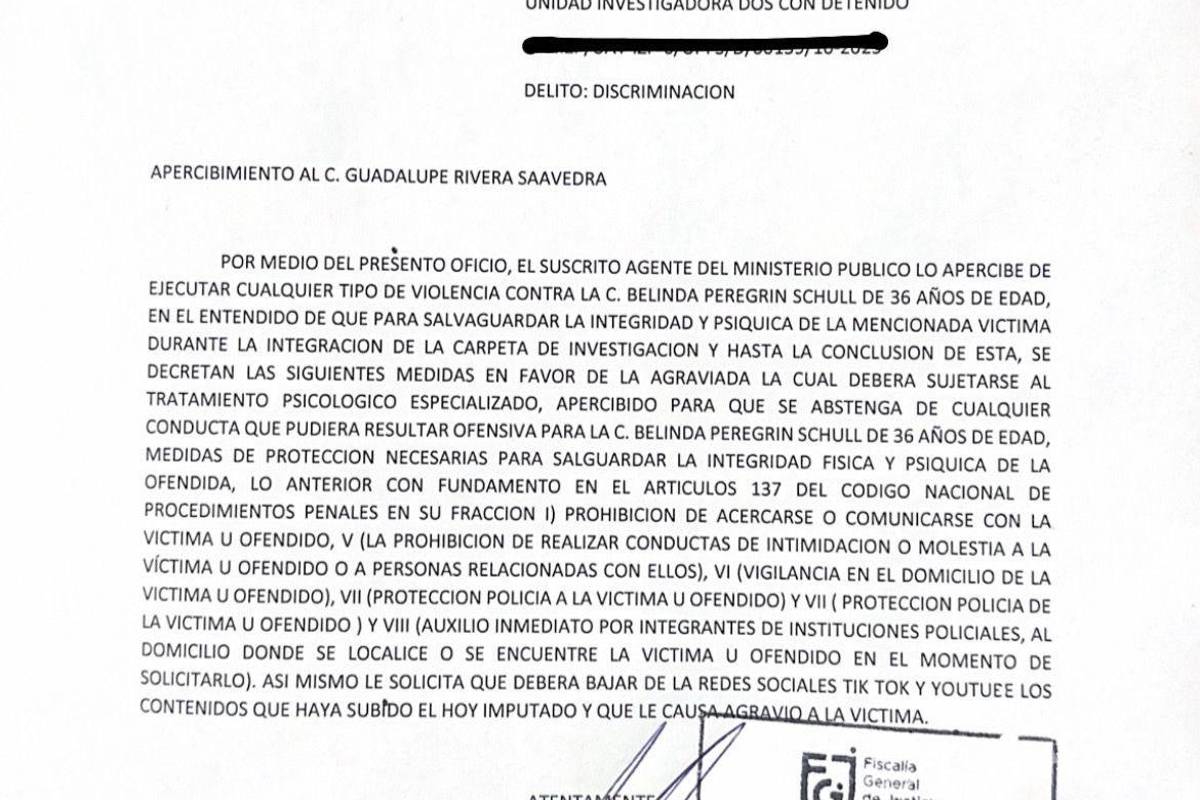 $!Belinda obtiene medidas de protección contra Lupillo Rivera tras querella por violencia digital y mediática