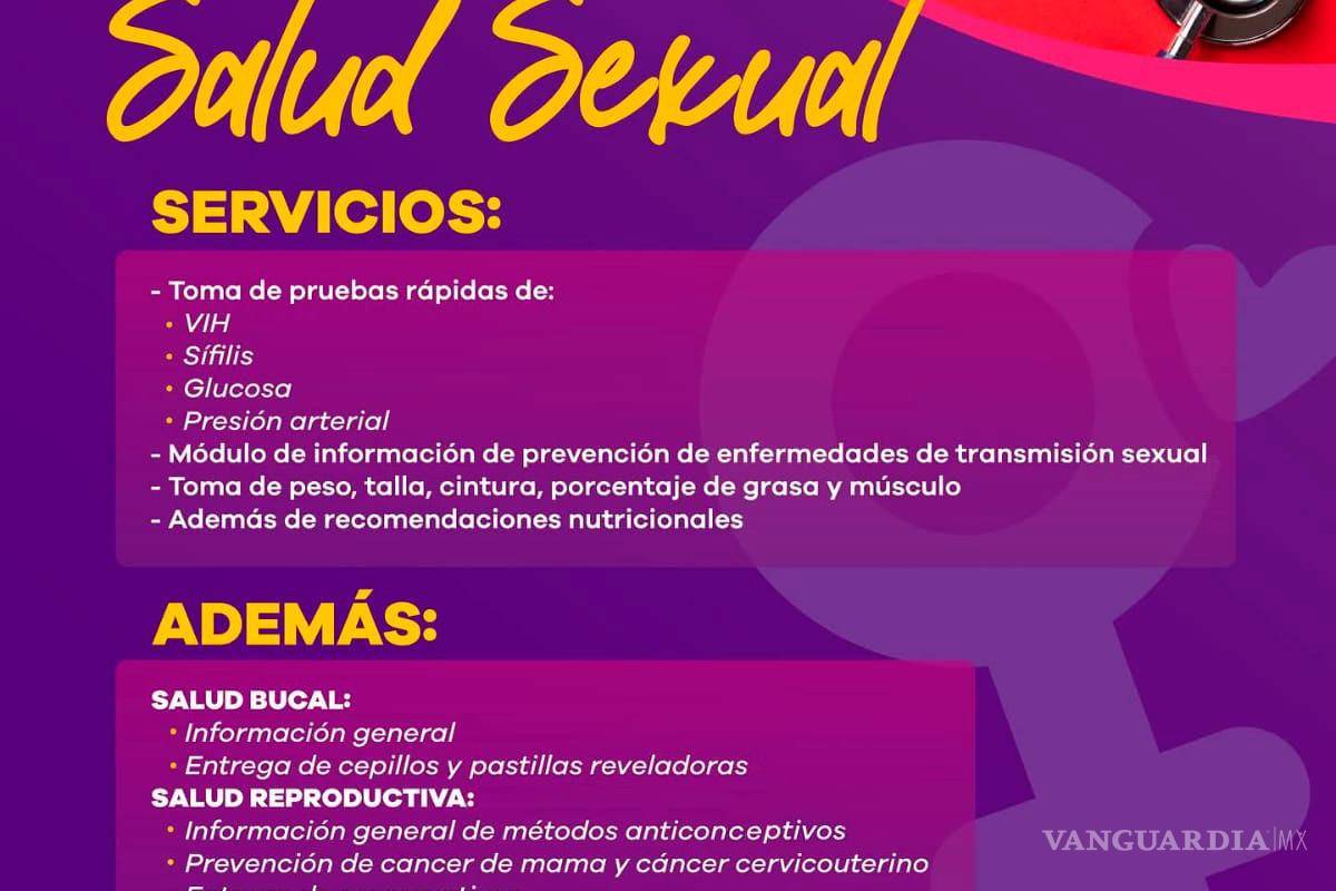 $!Salud sexual al alcance de todos en la Ruta Recreativa de Saltillo este próximo domingo