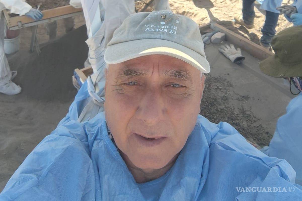 $!Óscar Sánchez Viesca informó que el hallazgo ocurrió el martres y los trabajos continuaron hasta la noche del miércoles, reanunado acciones esta mañana.