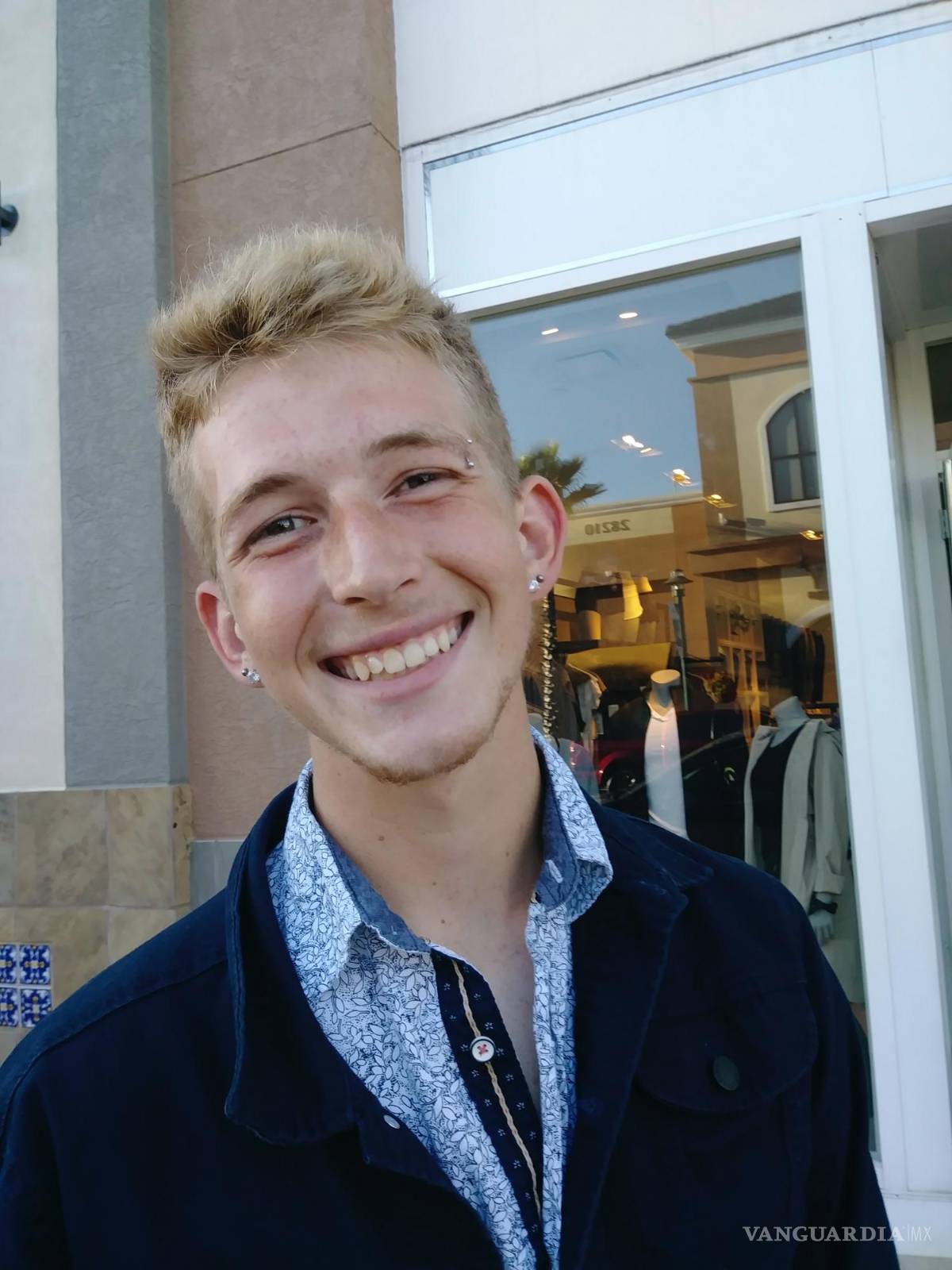 $!Cale Wilburde 17 años, hijo de Christina Wilbur en octubre de 2018. Christina perdió a su hijo de 21 años el 16 de junio de 2022.